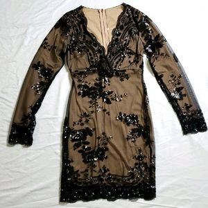 Women's Long Sleeve Mini Dress